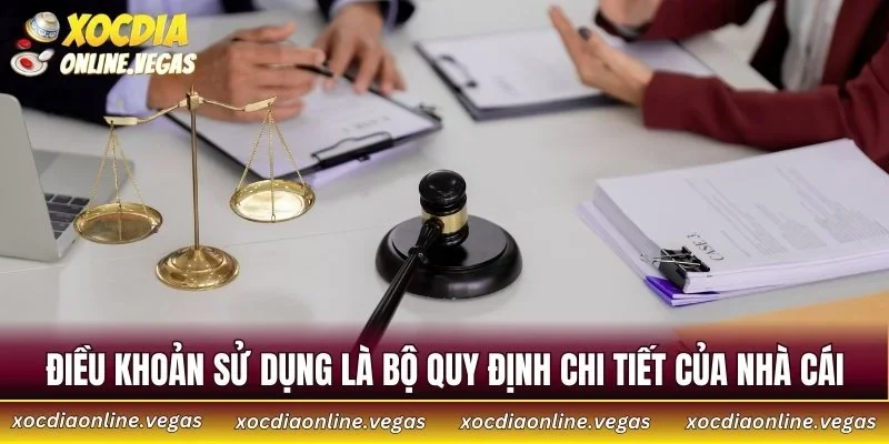 Điều khoản sử dụng là bộ quy định chi tiết của nhà cái