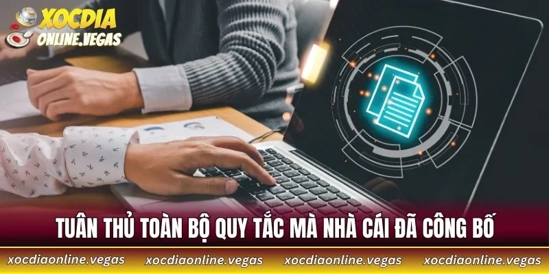 Tuân thủ toàn bộ quy tắc mà nhà cái đã công bố